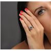 Image 2 : 14KT White Gold 1.61ctw Brown Diamond Ring