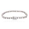 Image 4 : 14KT White Gold 2.81ctw Diamond Tennis Bracelet