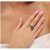 Image 5 : 14KT White Gold 2.50ct Emerald and Diamond Ring