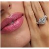 Image 1 : 14KT White Gold 1.56ctw Diamond Ring
