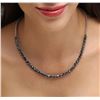 Image 2 : 14KT White Gold 10.75ctw Diamond Necklace