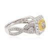 Image 2 : 18KT White and Yellow Gold 1.50ctw Diamond Ring