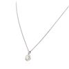 Image 6 : 14KT White Gold 1.10ctw Diamond Pendant With Chain