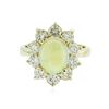 Image 3 : 14KT Yellow Gold 1.48ct Opal and Diamond Ring