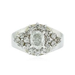 14KT White Gold 1.47ctw Diamond Ring