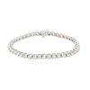 Image 3 : 14KT White Gold 2.89ctw Diamond Tennis Bracelet