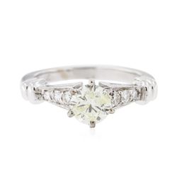 14KT White Gold 0.81ctw Diamond Ring