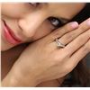 Image 4 : 14KT White Gold 0.81ctw Diamond Ring