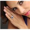 Image 3 : 14KT White Gold 1.00ct Tanzanite and Diamond Ring