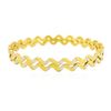 Image 3 : 22KT Two-Tone Gold Fancy Bangle Bracelets