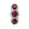 Image 3 : 14KT White Gold 9.16ctw Ruby and Diamond Ring