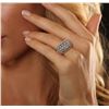 Image 2 : 14KT White Gold 3.18ctw Diamond Ring