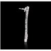 Image 2 : 14KT White Gold 1.61ctw Diamond Earrings