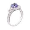 Image 7 : 14KT White Gold 1.51ct Tanzanite and Diamond Ring