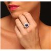 Image 1 : 14KT Two-Tone Gold 2.91ct Tanzanite and Diamond Ring