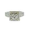 Image 1 : 18KT White Gold 2.45ctw Brilliant Cut Diamond Ring
