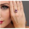 Image 2 : 18KT Rose Gold 4.61ct Pink Spinel and Diamond Ring