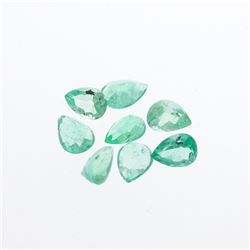 3.72cts. Natural Pear Cut Emerald Parcel