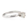 Image 2 : 14KT White Gold 0.41ct Round Diamond Solitaire Ring