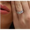 Image 5 : Silver 0.75ctw Diamond Ring