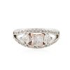 Image 1 : 14KT White Gold 1.61ctw Diamond Ring