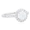 Image 4 : 14KT White Gold 1.56ctw Diamond Ring