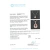 Image 7 : 14KT Rose Gold 57.46ct GIA Certified Morganite and Diamond Pendant With Chain