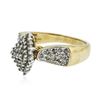 Image 4 : 14KT Yellow Gold 0.36ctw Diamond Ring