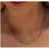 Image 2 : 14KT Yellow Gold 33.45ctw Rough Diamond Necklace