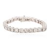 Image 3 : 14KT White Gold 13.54ctw Diamond Tennis Bracelet