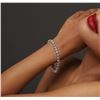 Image 5 : 14KT White Gold 13.54ctw Diamond Tennis Bracelet