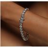 Image 6 : 14KT White Gold 13.54ctw Diamond Tennis Bracelet