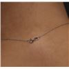 Image 6 : 14KT White Gold 0.62ctw Diamond Pendant With Chain