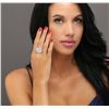 Image 1 : 14KT White Gold 3.64ctw Diamond Ring