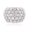 Image 3 : 14KT White Gold 3.64ctw Diamond Ring