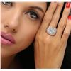 Image 5 : 14KT White Gold 3.64ctw Diamond Ring