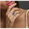Image 5 : 18KT White Gold 2.79ct Tanzanite and Diamond Ring