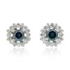 Image 3 : 18KT White Gold 2.03ctw Blue Diamond Earrings
