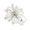 Image 4 : 14KT White Gold 1.22ctw Diamond Ring
