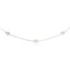Image 4 : 14KT White Gold 1.57ctw Diamond Necklace