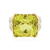 Image 3 : 14KT Yellow Gold 22.17ct Citrine and Diamond Ring