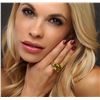 Image 5 : 14KT Yellow Gold 22.17ct Citrine and Diamond Ring