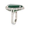 Image 6 : 14KT White Gold 8.76ct Emerald and Diamond Ring