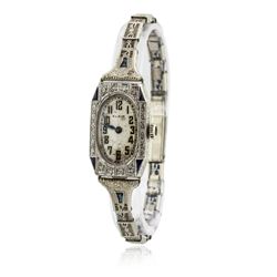 Ladies Vintage Elgin Diamond Wristwatch