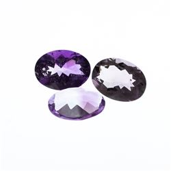 29.94ctw. Oval Amethyst Parcel