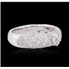 Image 4 : 14KT White Gold 1.00ctw Diamond Ring