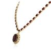 Image 6 : 14KT Yellow Gold 44.70ctw Ruby and Diamond Necklace