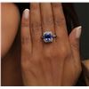 Image 6 : 14KT White Gold 3.94ctw Tanzanite and Diamond Ring