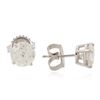 Image 2 : 14KT White Gold 2.31ctw Diamond Earrings