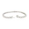 Image 6 : 14KT White Gold 4.44ctw Diamond Tennis Bracelet